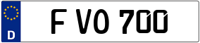 Truck License Plate